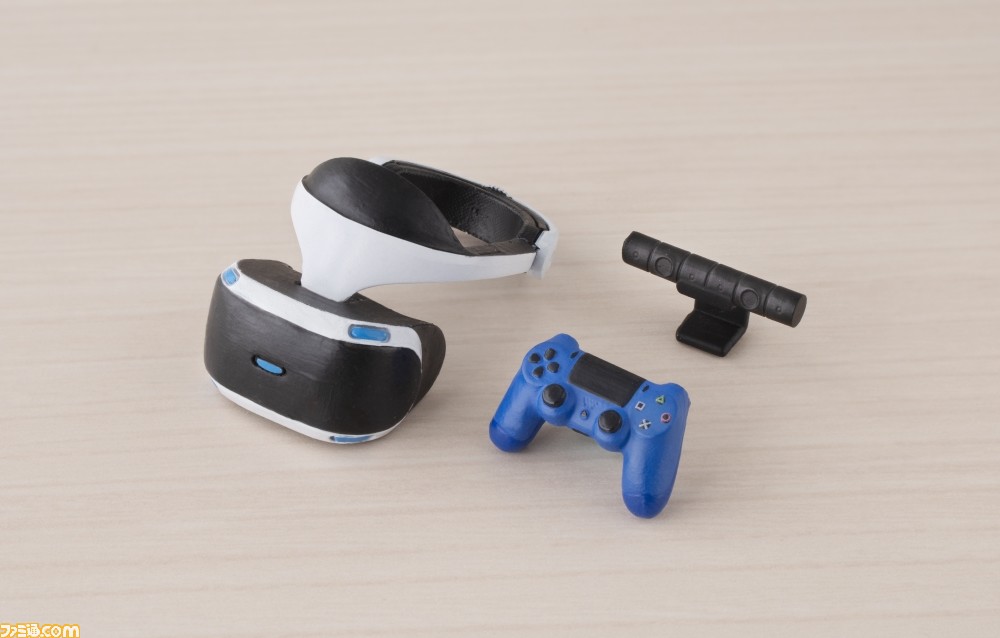 まるで1 12サイズのフィギュア用vrとps4 ミニチュアフィギュア ガシャポン コレクション Playstation4 Playstationvr が登場 ファミ通 Com