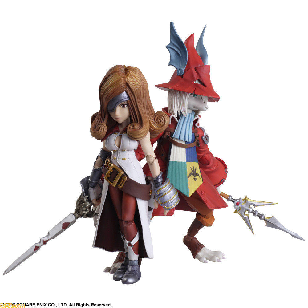 Ff9 ネズミ族の竜騎士フライヤ アレクサンドリアの女将軍ベアトリクスがセットのフィギュアが12月発売 ファミ通 Com