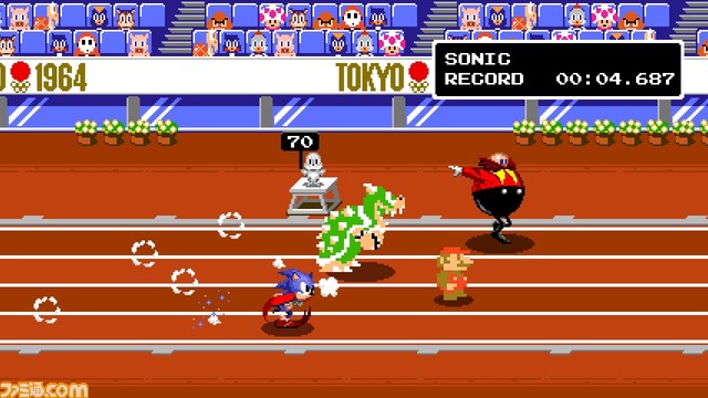 『マリオ＆ソニック AT 東京2020オリンピック TM』任天堂とセガゲームスの人気キャラクターたちが夢の舞台で共演！　1964年の東京オリンピックをイメージしたドット競技も!?【先出し週刊ファミ通】_05