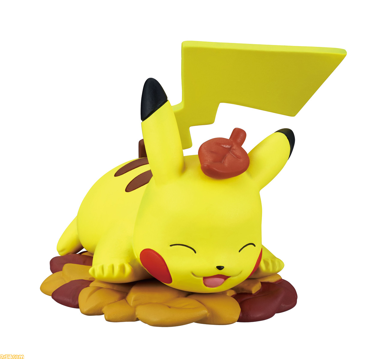 ポケモンたちが落ち葉で遊ぶかわいいフィギュアがガチャガチャに登場 10月から販売開始 ファミ通 Com