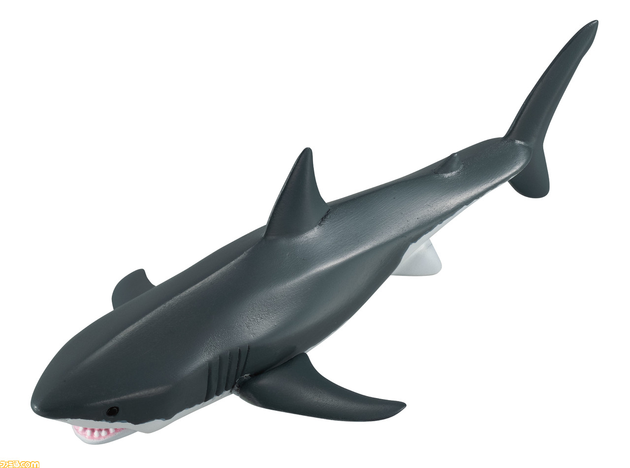 鮫 ホホジロザメ や シュモクザメ の可動フィギュアが登場 アゴとヒレが動かせる シャチもいる ファミ通 Com