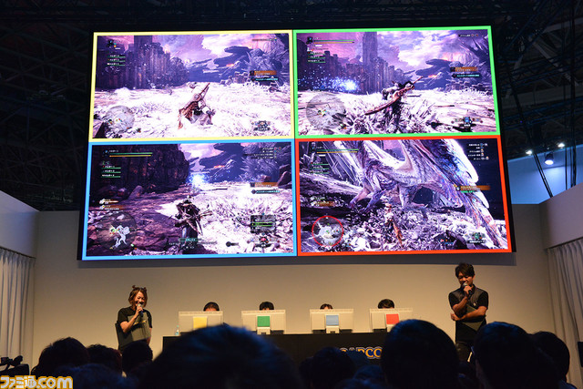 『モンハンワールド:アイスボーン』市原Dがユーザーと即席パーティーを組んで冰龍イヴェルカーナに挑んだ結果は……【TGS2019】_17