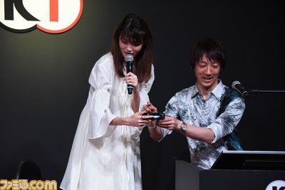 『無双OROCHI3 Ultimate』早見沙織さん(ガイア役)がステージ降臨! 小野坂さん&竹本さんのテンションが最高潮のステージリポート【TGS2019】_17