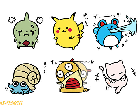 Lineスタンプ 24じかんポケモンちゅう が発売 自由すぎるポケモンたちがちょこまか動く イラストレーター ナガノ氏による描き下ろし グッズも出るよ ファミ通 Com