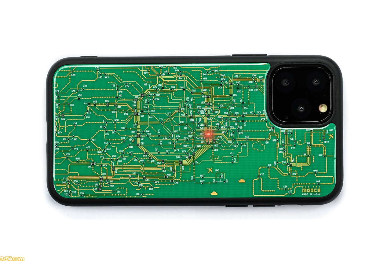 本物の電子回路が組み込まれたiphone11用スマホケースが登場 東京路線図 や エヴァンゲリオン など11デザインが順次発売 ゲーム エンタメ最新情報のファミ通 Com