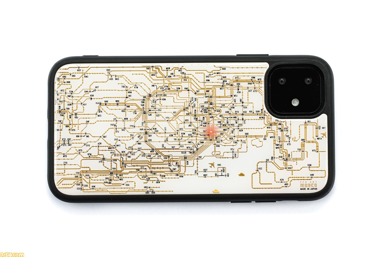 本物の電子回路が組み込まれたiphone11用スマホケースが登場 東京路線図 や エヴァンゲリオン など11デザインが順次発売 ファミ通 Com