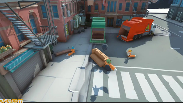 鳩GTA、魚脱出アクション、ゴミ収集キツネのデスレース? パンが主人公のバカゲー『I am Bread』のスタジオによるファンキーなプロトタイプ3本が無料公開_06