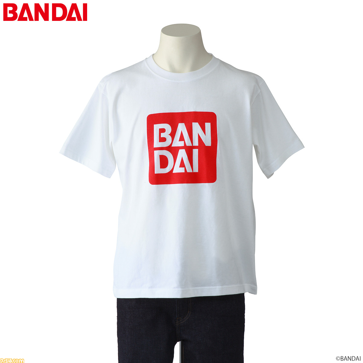 Bandai バンダイ ロゴtシャツが発売 カラーは白と黒の2種 ありそうでなかった ファミ通 Com