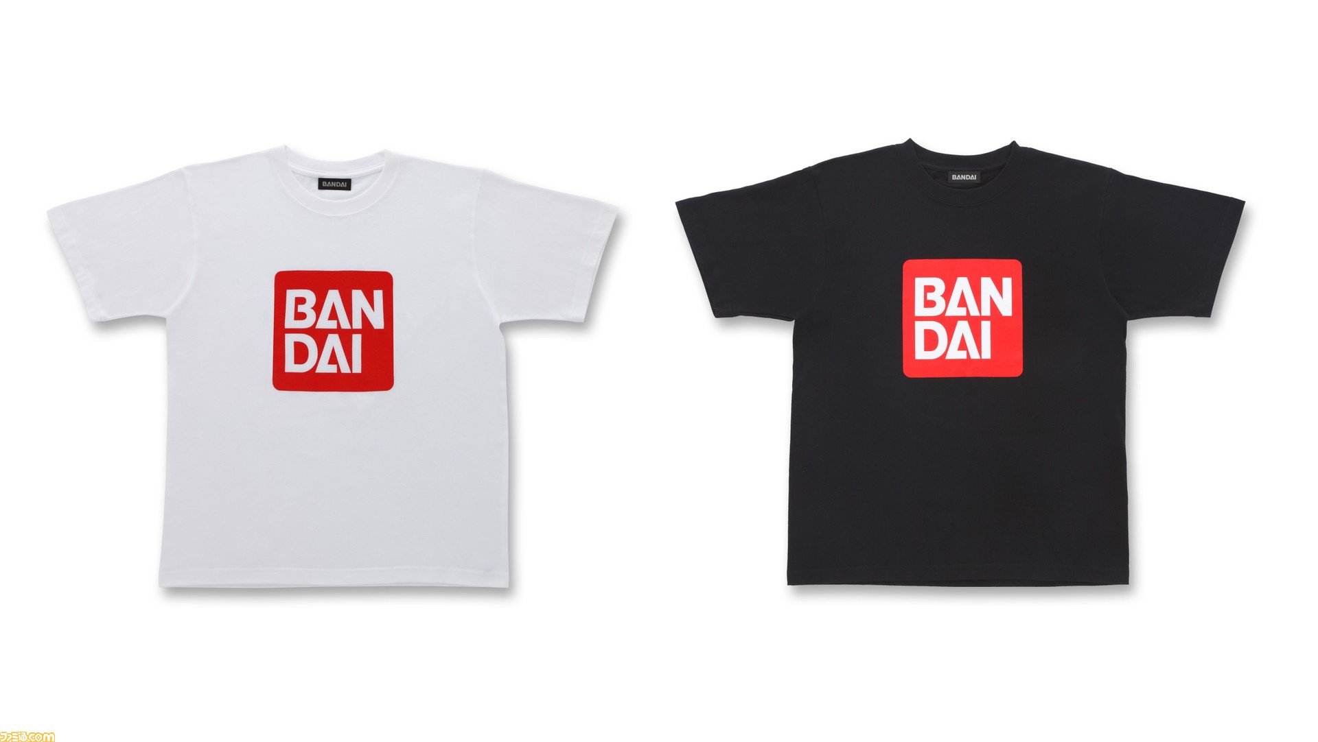 Bandai バンダイ ロゴtシャツが発売 カラーは白と黒の2種 ありそうでなかった ゲーム エンタメ最新情報のファミ通 Com