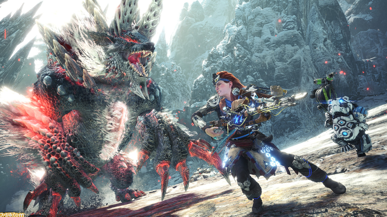 Mhw アイスボーン Horizon Zero Dawn 凍てついた大地 コラボ続報 最新コラボ映像が公開 開催予定のイベントクエスト情報も ファミ通 Com