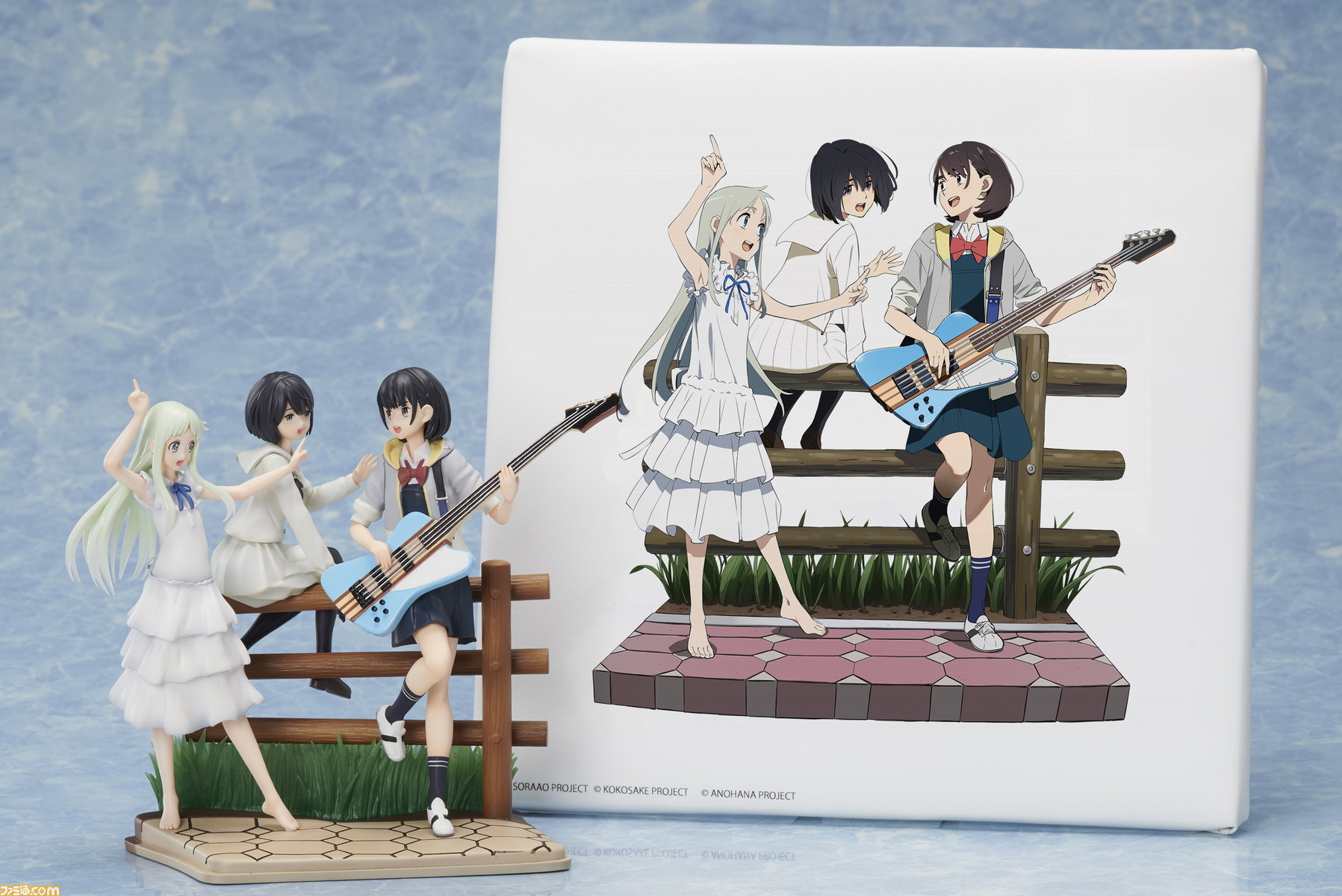 超平和バスターズ プレミアムbox キャラクターデザイン 田中将賀氏描き下ろしイラスト公開 めんま 順 あおいがキャンバスアートに ゲーム エンタメ最新情報のファミ通 Com