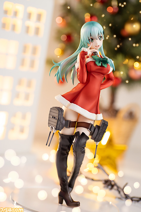 艦これ』“鈴谷”の1/7スケールフィギュアが登場。サンタ衣装を身に 