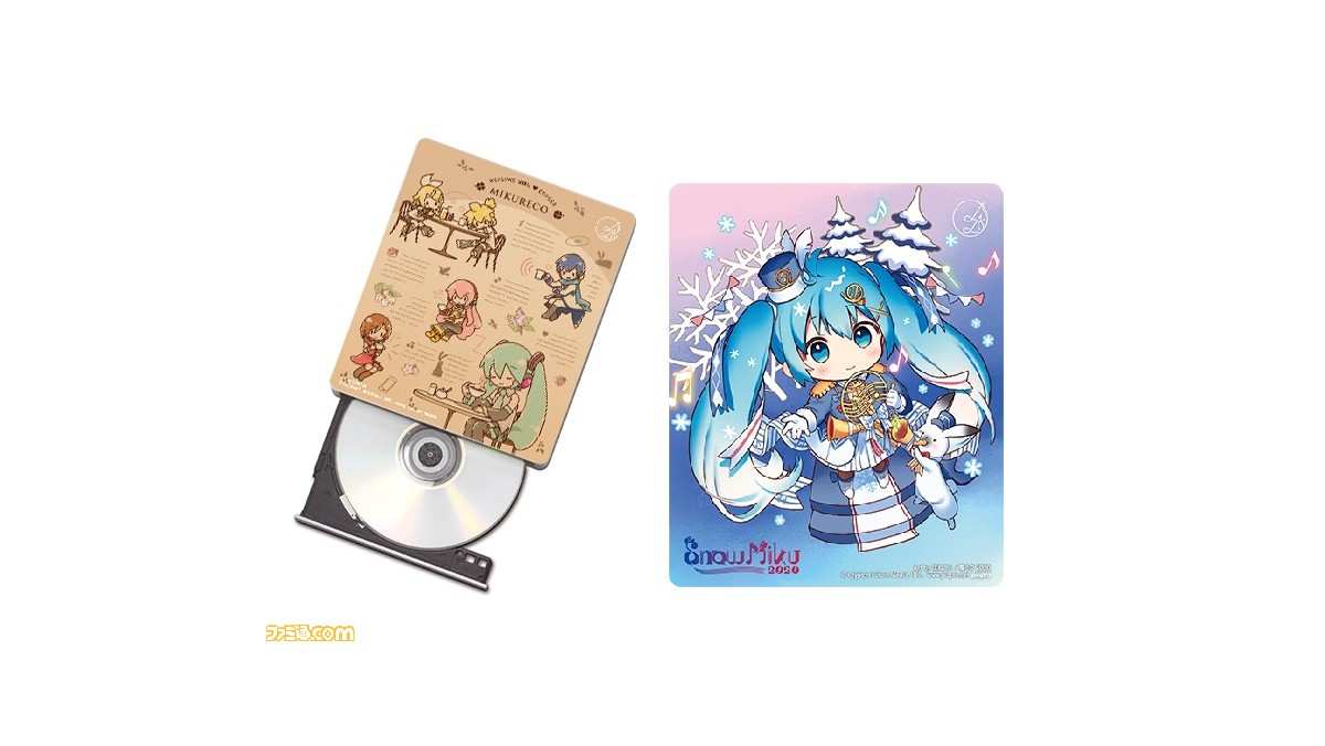 初音ミクデザインのスマホ用CDレコーダー“ミクレコ”の新モデルが登場