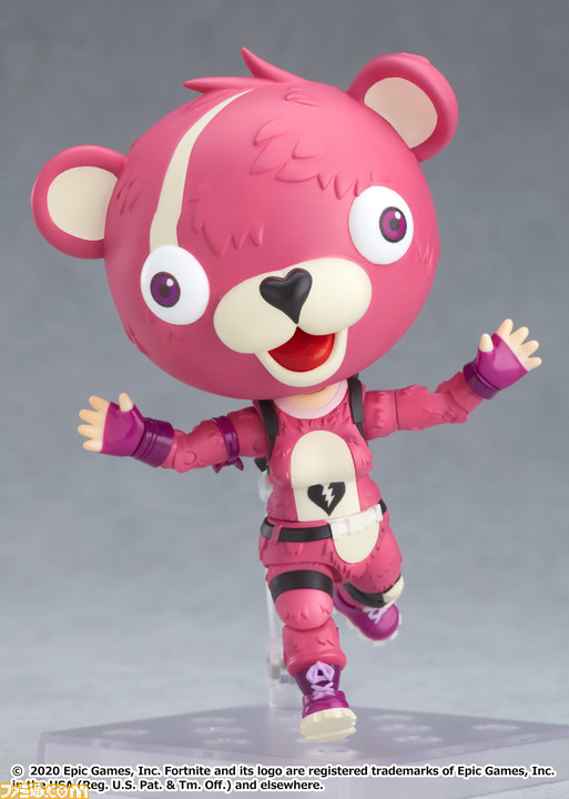 フォートナイト ピンクのクマちゃん がねんどろいど化 レインボースマッシュ で壁を壊すシーンも再現できちゃう ファミ通 Com