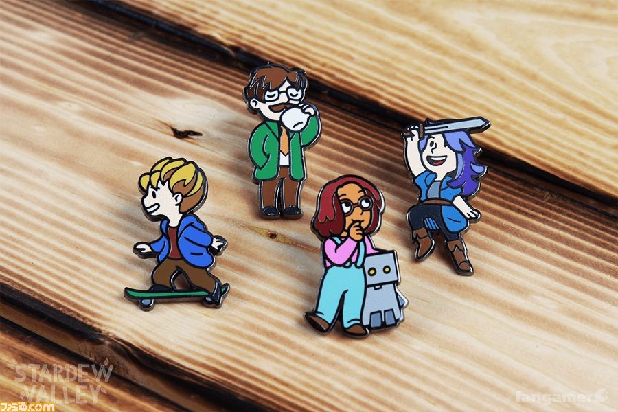 スターデューバレー キャラクターセットごとのピンバッジ3点が販売開始 ファミ通 Com スターデューバレー キャラクターセットごとのピンバッジ3点が販売開始 ファミ通 Com