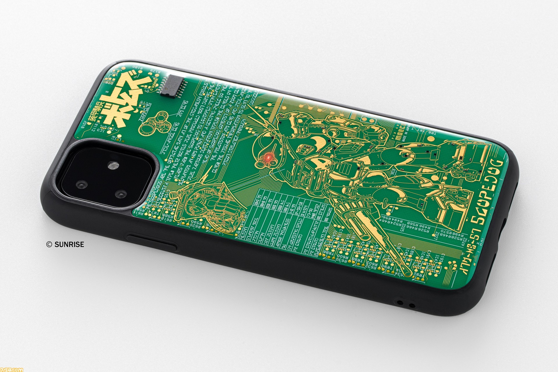 装甲騎兵ボトムズ のスコープドッグがデザインされたiphone11 Icカード用ケースが登場 Led発光ギミックも ファミ通 Com 装甲騎兵ボトムズ のスコープドッグがデザインされたiphone11 Icカード用ケースが登場 Led発光ギミックも ファミ通 Com