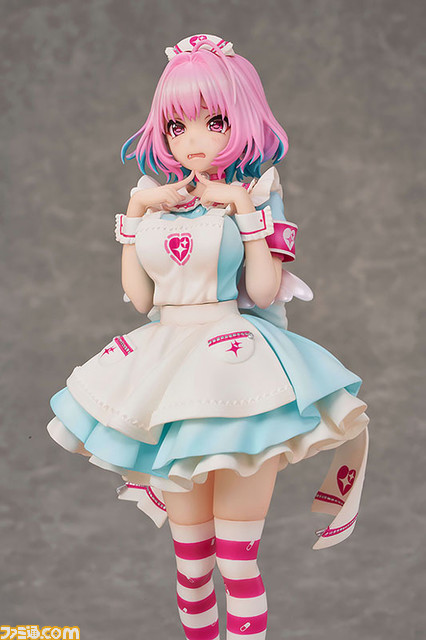 『デレステ』ナースメイド衣装の“夢見りあむ”1/7フィギュアが7月発売！ 照れた困り顔がかわいすぎる!!_07