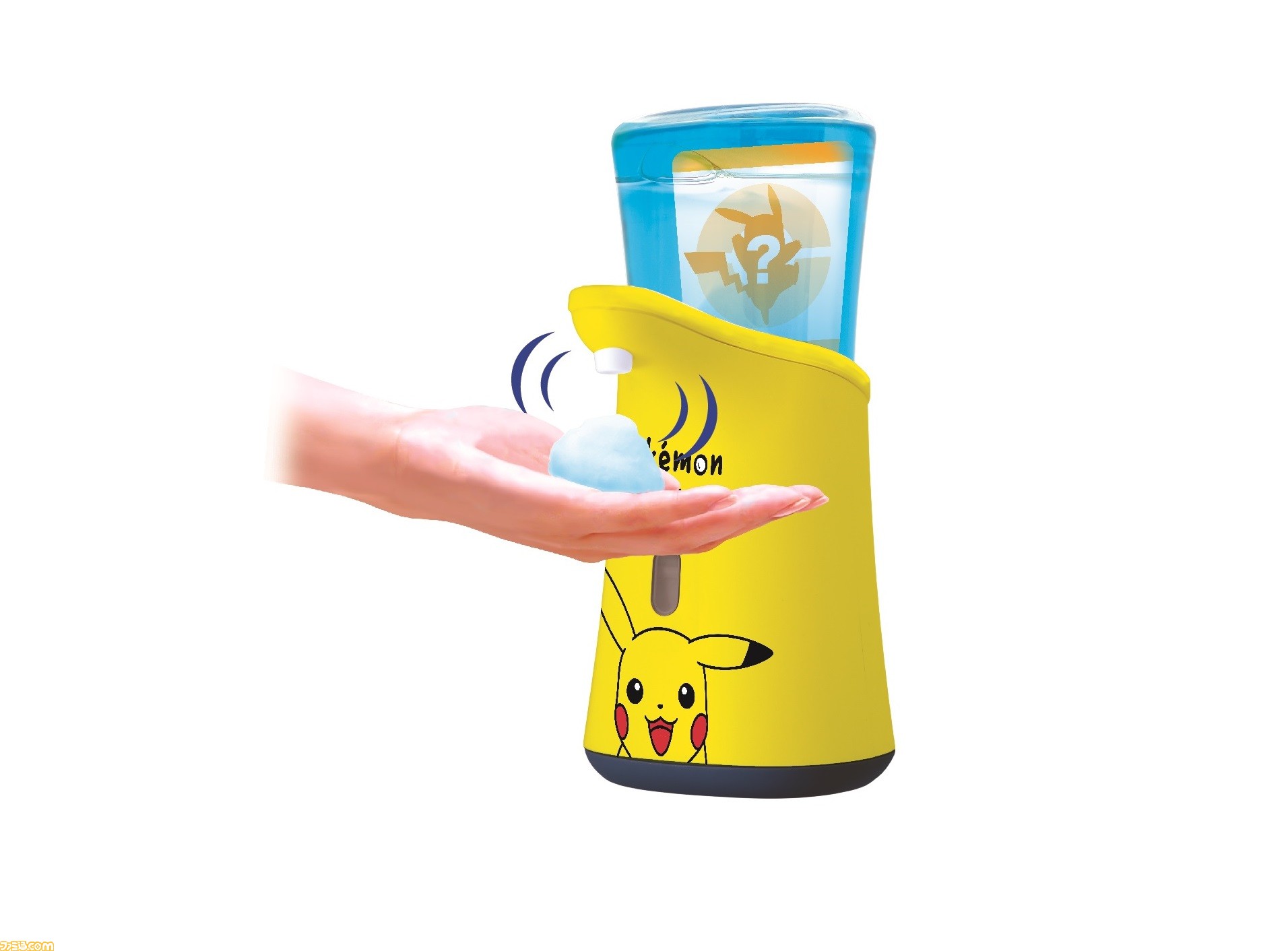 ピカチュウ がデザインされたノータッチ泡ハンドソープが新登場 ひょっこり覗くピカチュウのイラストがかわいい ファミ通 Com