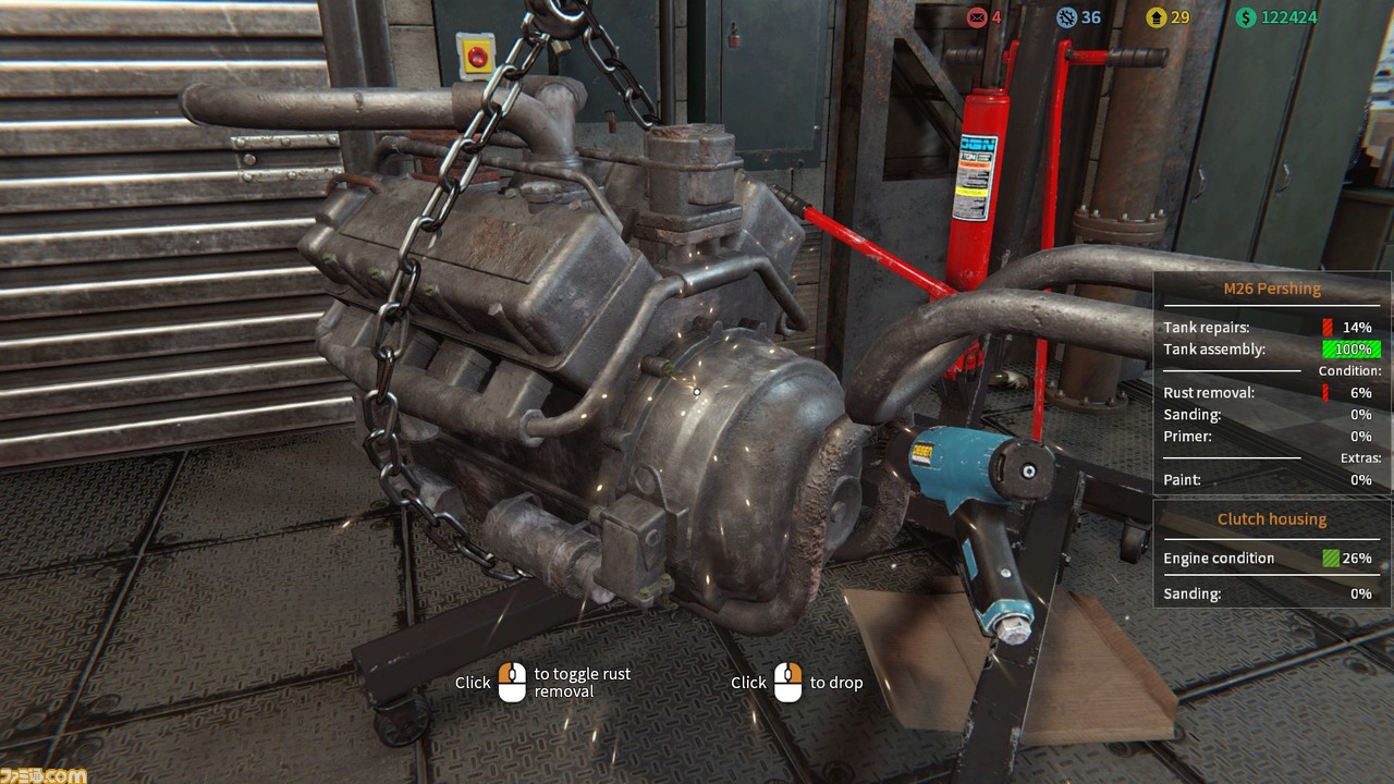 Tank Mechanic Simulator』戦車を修理する異色のタンク“修理