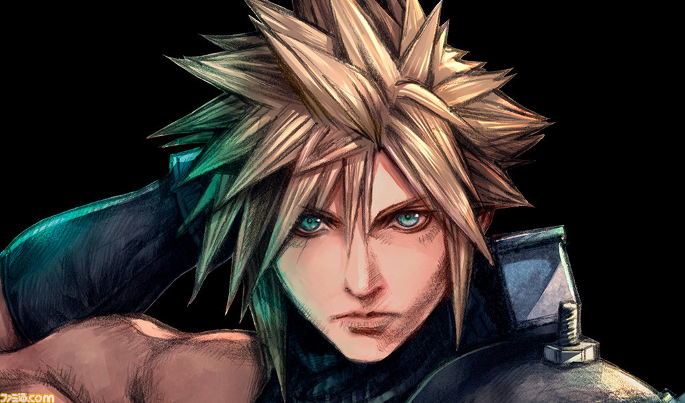 Ff7 リメイク 発売に合わせ クラウドの新イラスト公開 野村哲也氏の描き下ろし ファミ通 Com