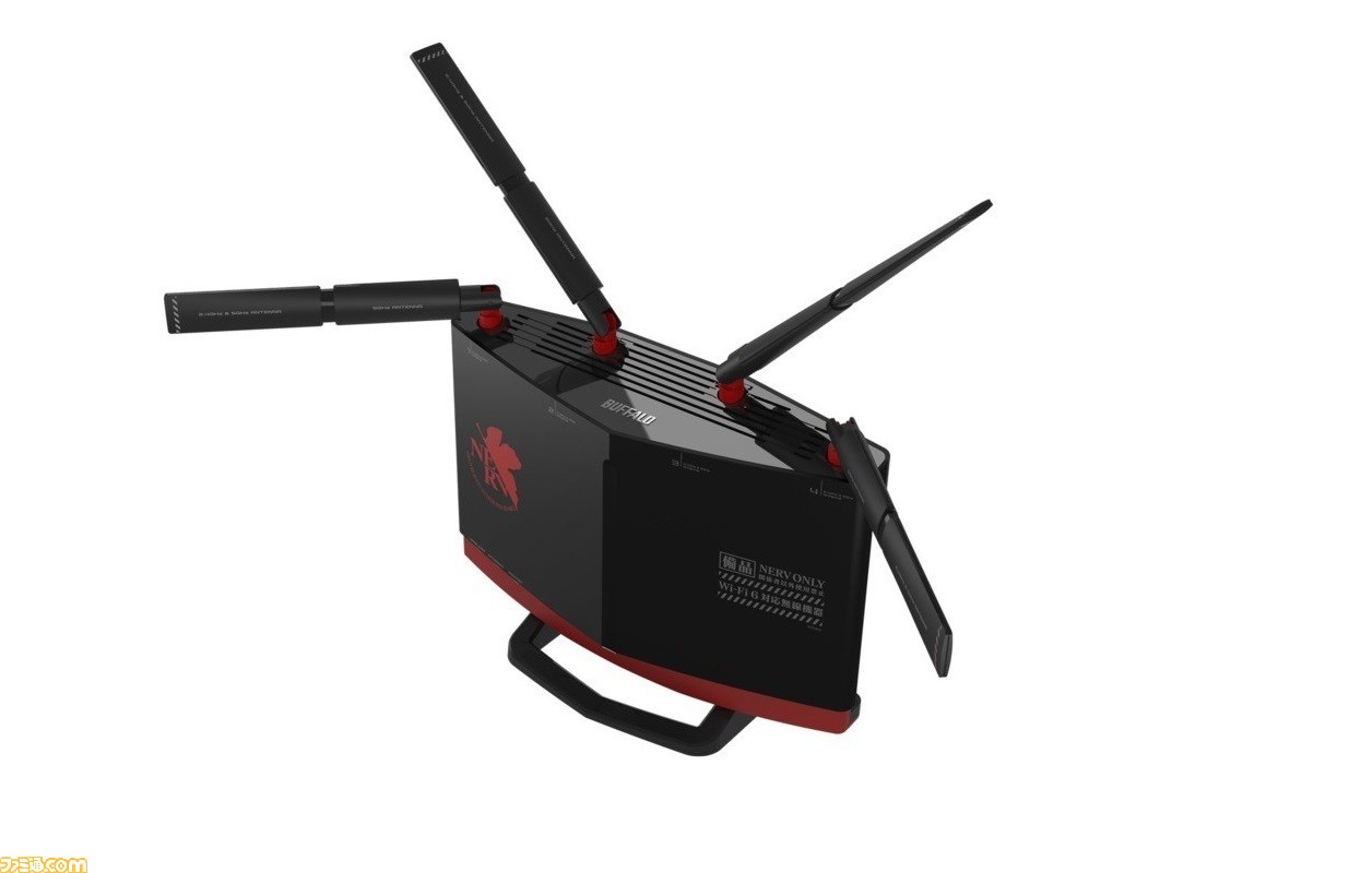シン エヴァ Wi Fiルーター Buffalo が登場 カラーリングやネルフマークが超かっこいい ファミ通 Com