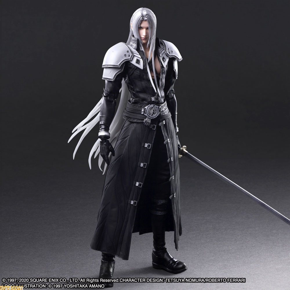 Ff7 リメイク セフィロス レノ ルードの可動アクションフィギュアが Play Arts改 シリーズで発売決定 ファミ通 Com