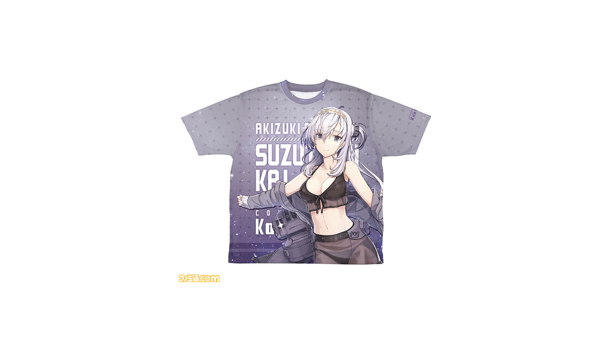 艦これ 緻密な刺繍や水着modeがデザインされた涼月の限定tシャツが予約受付中 ファミ通 Com 艦これ 緻密な刺繍や水着modeがデザインされた涼月の限定tシャツが予約受付中 ファミ通 Com