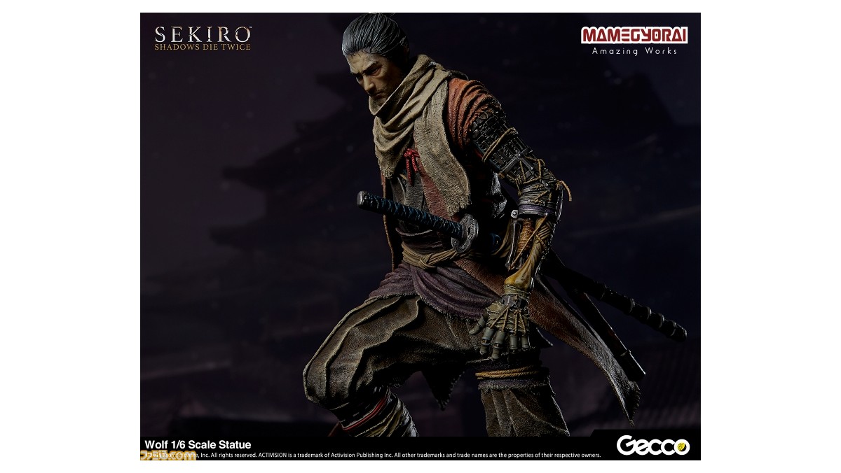 SEKIRO: SHADOWS DIE TWICE 狼 1/6スケール スタチュー - Gecco