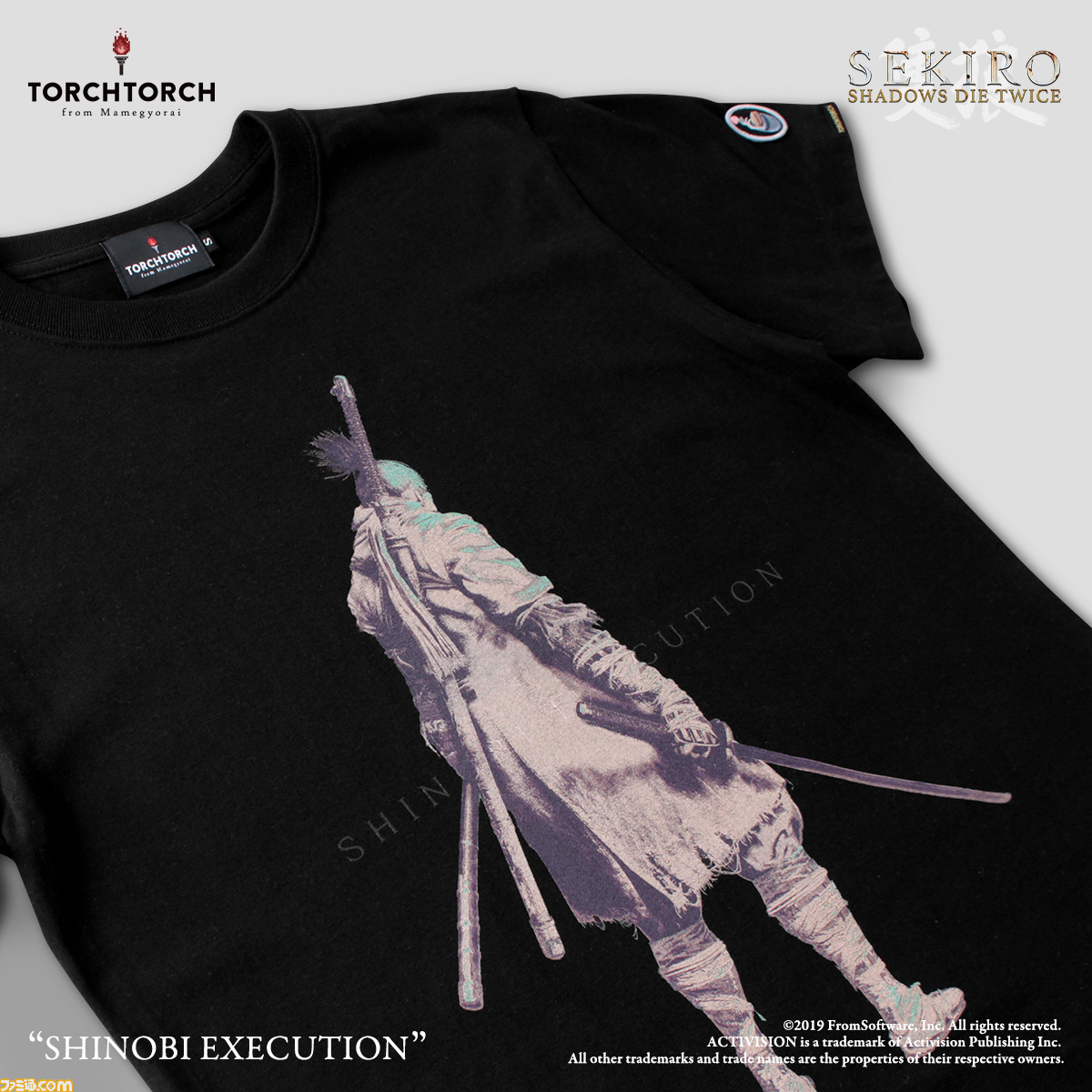 SEKIRO』とTORCH TORCHのコラボTシャツ第2弾が発売決定。8bit調