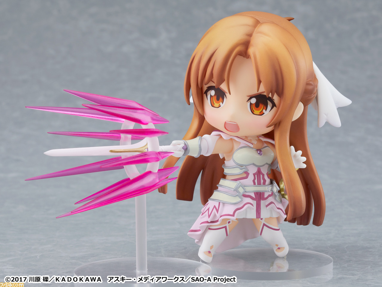 Sao アスナ 創世神ステイシア がねんどろいど化 マザーズ ロザリオ を再現可能なエフェクトパーツも付属 ファミ通 Com