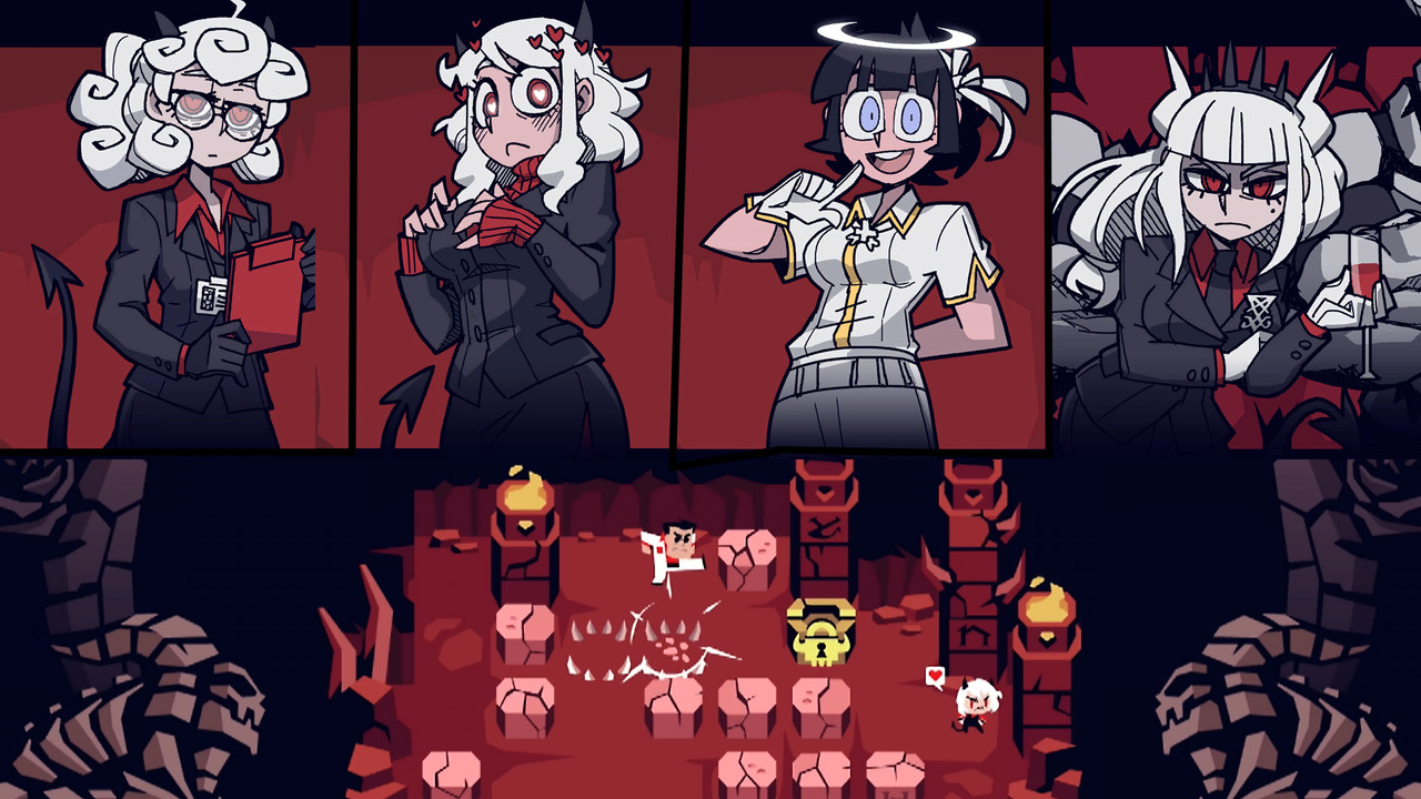 Steam『Helltaker（ヘルテイカー）』レビュー。倉庫番ライクな地獄のパズルで悪魔っ娘とイチャコラ！ |  ゲーム・エンタメ最新情報のファミ通.com