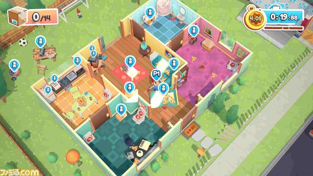 『Moving Out』目指すは短時間での超高速引っ越し。ドタバタ引っ越しアクションゲーム!【とっておきインディー】_06