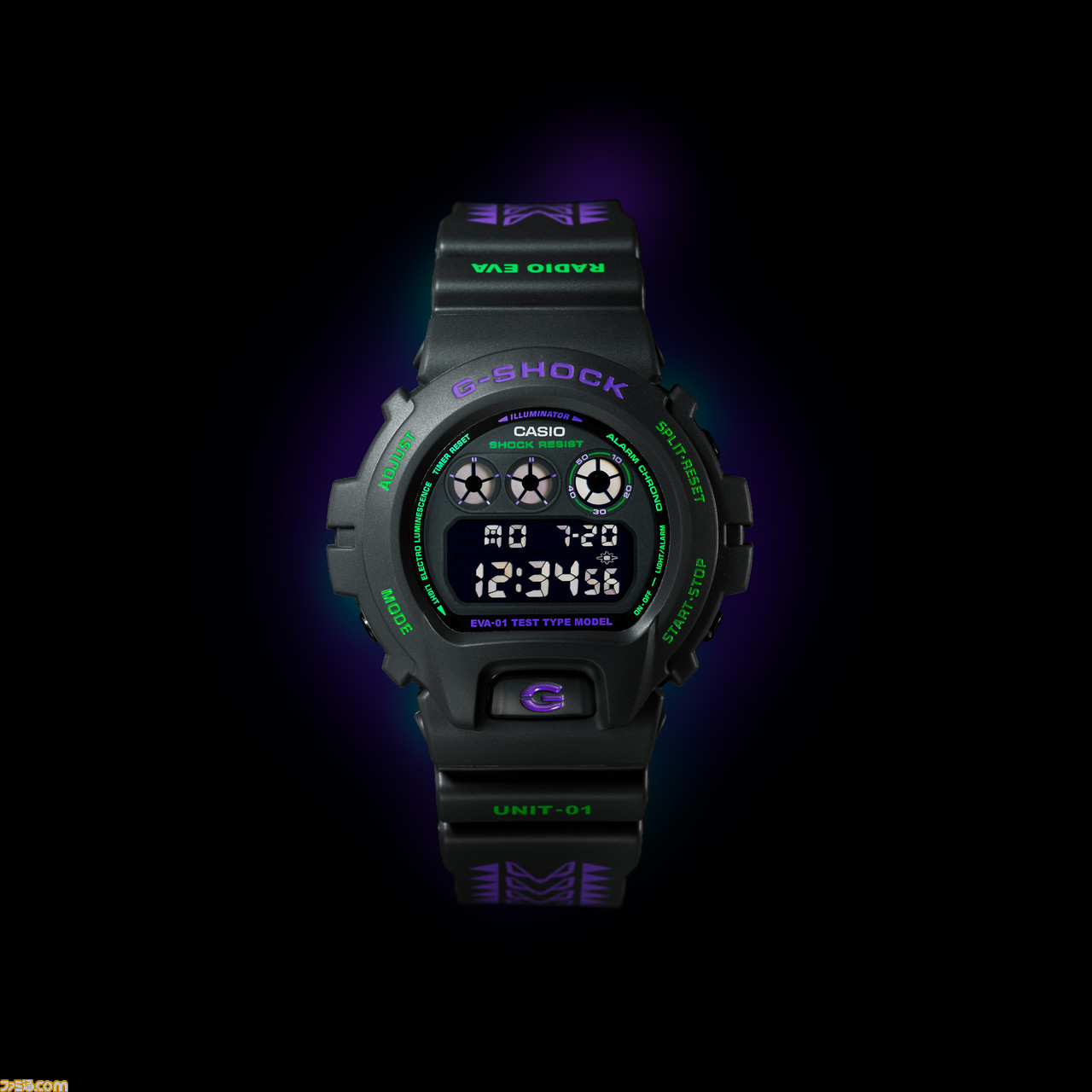エヴァ』×“G-SHOCK”×“RADIO EVA”限定モデルの腕時計が登場。初号機が 