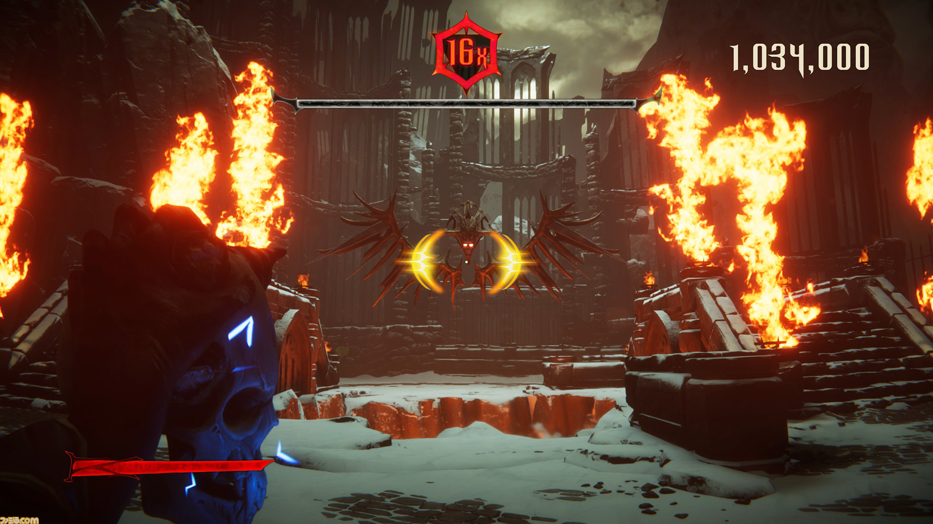 メタルサウンドに合わせて悪魔を撃つ リズムfps Metal Hellsinger が発表 少なくともpc版には日本語対応予定も ファミ通 Com