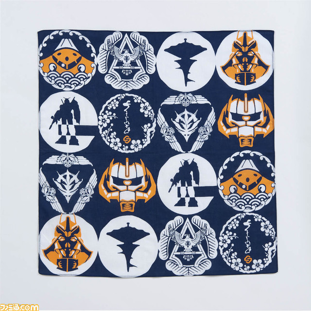 『機動戦士ガンダム』紋様柄シリーズが登場。ガンダムやシャア専用ザクIIが和風テイストで落とし込まれたクールなデザインに！_08