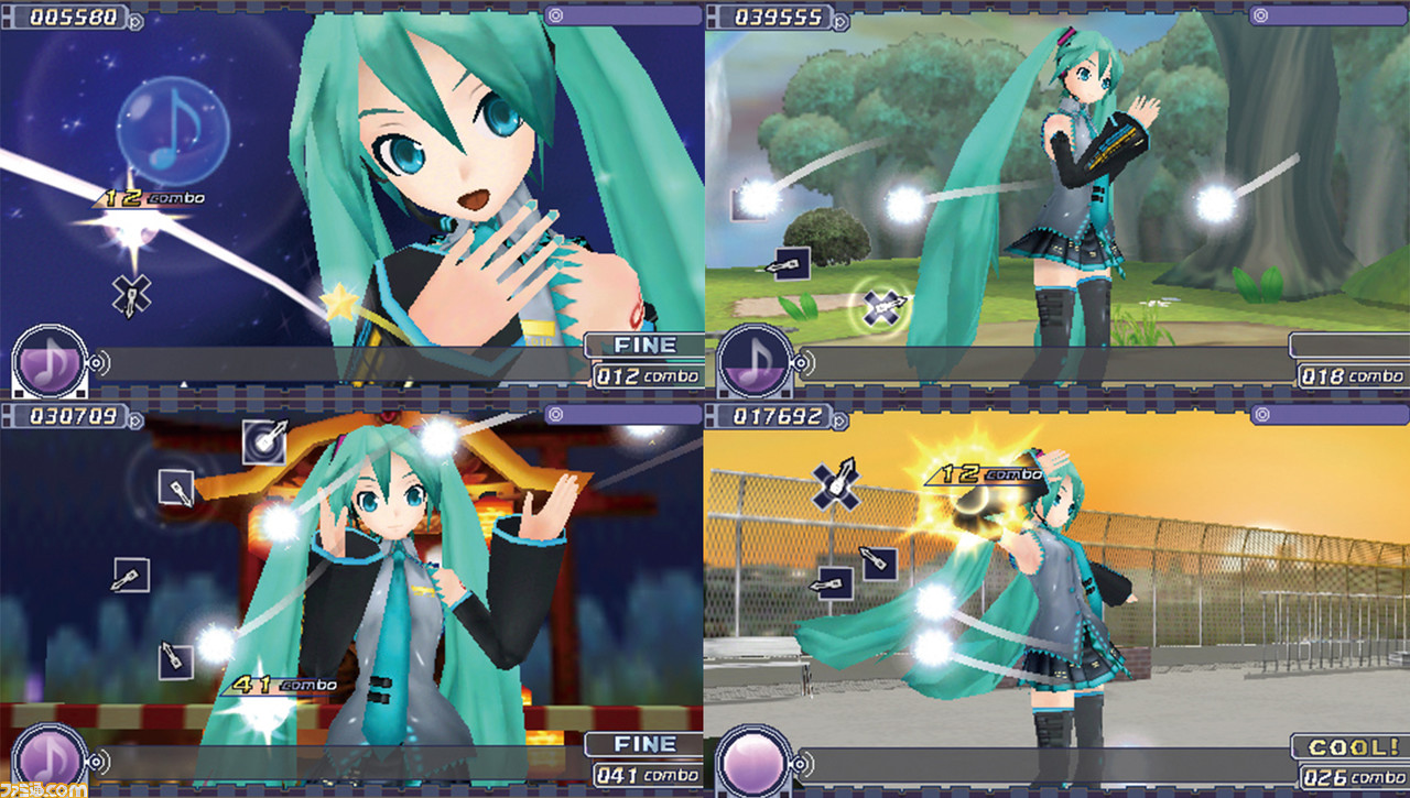 初音ミク progect diva psp ソフトです