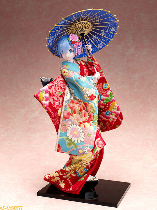 リゼロ“レム 日本人形スケールフィギュアが登場。現代の造形