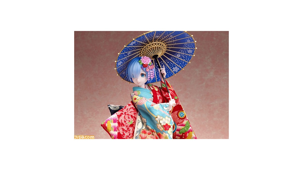 リゼロ』“レム 日本人形Ver”1/4スケールフィギュアが登場。現代の造形
