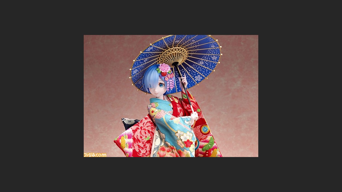 リゼロ レム 日本人形ver 1 4スケールフィギュアが登場 現代の造形技術と着物の伝統が美しく融合 ファミ通 Com