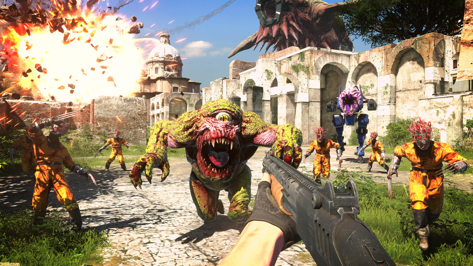 Serious Sam 4 大量の敵とデカい敵をゴツい銃で駆逐する脳筋fpsがpc向けに8月発売決定 ゲーム エンタメ最新情報のファミ通 Com Serious Sam 4 大量の敵とデカい敵をゴツい銃で駆逐する脳筋fpsがpc向けに8月発売決定 ゲーム エンタメ最新情報のファミ通 Com