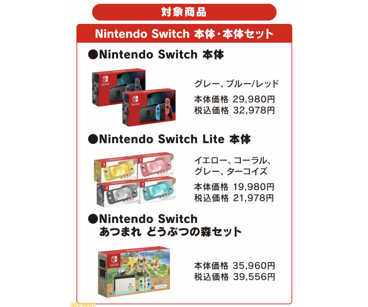 ライト1台Switch新型本体　リングフィット　どうぶつの森セット