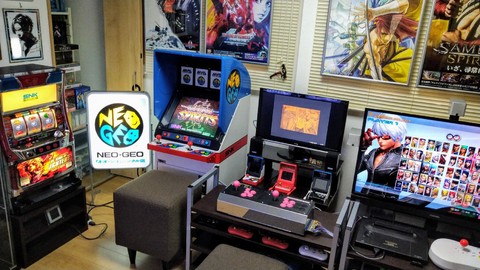 自宅がまるでゲーセンのよう サムライスピリッツ を始めとしたsnkグッズ1700点以上を集めた男 サムライ絵巻 ファミ通 Com