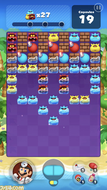 スマホ『ドクターマリオ ワールド』にファミコン版“8-bit ドクターマリオ”が登場。ファミコン＆ゲームボーイ版30周年記念_31