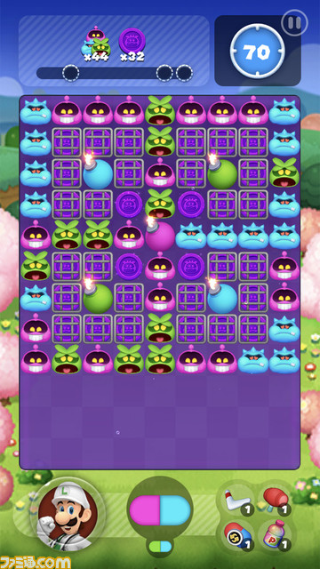 スマホ『ドクターマリオ ワールド』にファミコン版“8-bit ドクターマリオ”が登場。ファミコン＆ゲームボーイ版30周年記念_22