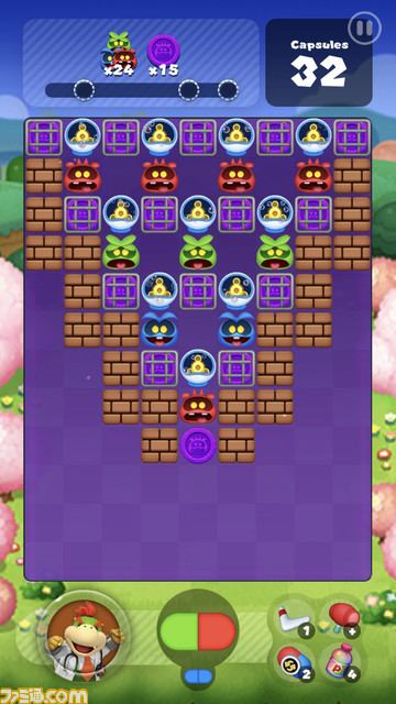 スマホ『ドクターマリオ ワールド』にファミコン版“8-bit ドクターマリオ”が登場。ファミコン＆ゲームボーイ版30周年記念_34