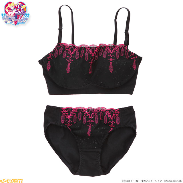 『美少女戦士セーラームーン』ルナとブラック・レディをイメージした下着やルームウェアが登場。上品な大人向けリラクシングウェア_04