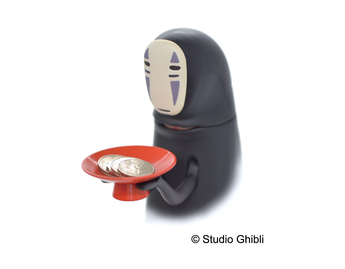 未使用　千と千尋の神隠し　カオナシ　コインポット　貯金箱 カオナシ コインポット 千と千尋の神隠し 貯金箱 - メルカリ