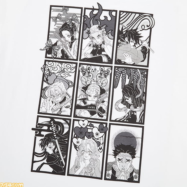 『鬼滅の刃』原作とユニクロのコラボTシャツが8月7日発売。ひょこっと顔を出す禰豆子がかわいい_08