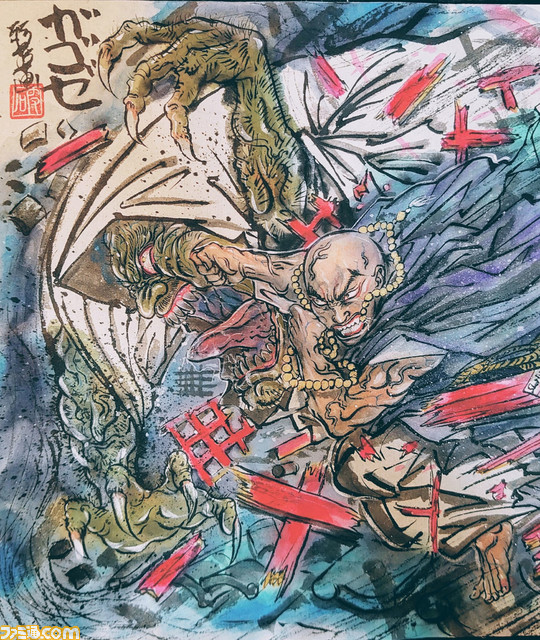 We sat down with artist and Japanese traditional youkai illustrator Fukuku to find out how much SAMURAI SHODOWN impacted their life. [Hotblooded SamSho Scrolls 1]_15