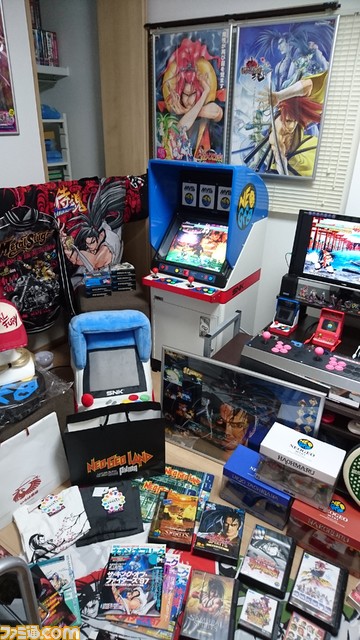 His house is an arcade!? This man collected over 1,700 SNK items since his first dive into SamSho![Hotblooded SamSho Scrolls 3]_04